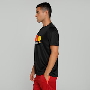 Individual Men's Graphic 2.0 Padel Tennis Tee, PUMA Black, extralarge-IND