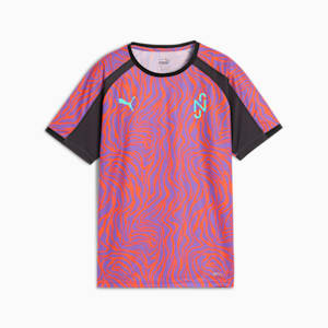 Jersey de fútbol PUMA x NEYMAR Creativity para niños grandes, Soft Violet-Dark Coal, extralarge