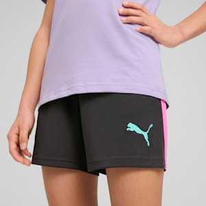 Shorts de fútbol PUMA x NEYMAR Creativity para niños grandes, Dark Coal, extralarge