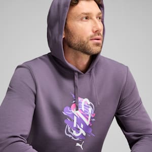 Sudadera con capucha PUMA x NEYMAR Creativity para hombre, Purple Charcoal, extralarge