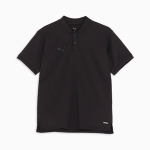 メンズ サッカー PUMAFTBL トラベル 半袖 ポロシャツ, PUMA Black, extralarge-JPN