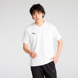 メンズ サッカー PUMAFTBL トラベル 半袖 ポロシャツ, PUMA White, extralarge-JPN