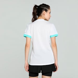 Individual Women's Padel Tennis Jersey, PUMA White-Purple Glimmer-Aquatic, extralarge-IND