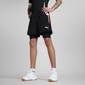Individual 2-in-1 Men's Padel Tennis Shorts, PUMA Black, extralarge-IND