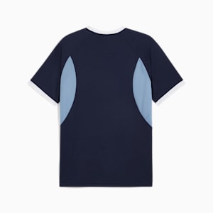 メンズ サッカー INDIVIDUALLIGA グラフィック 半袖 シャツ, PUMA Navy-Zen Blue, extralarge-JPN