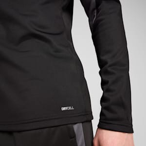 メンズ サッカー INDIVIDUALLIGA 1/4 ジップ トップ, PUMA Black-Shadow Gray, extralarge-JPN