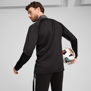 メンズ サッカー INDIVIDUALLIGA 1/4 ジップ トップ, PUMA Black-Shadow Gray, extralarge-JPN