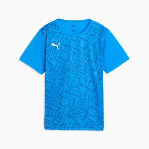 individualRISE Boys' Graphic Football Jersey, Ignite Blue-PUMA White, extralarge-IND