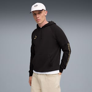 KING Hoodie Men, PUMA Black-PUMA Gold, extralarge