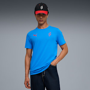 Neymar Jr Playmaker Football Tee Men, PUMA Team Royal-PUMA Red, extralarge