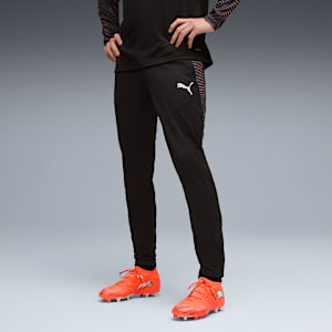 individualFINAL Football Pants Men, PUMA Black-Mint Jelly-Glowing Red, large-GBR