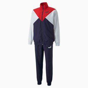 Woven Men's Regular Fit Tracksuit, Peacoat, extralarge-IND