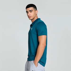 All in Men's Training Polo T-shirt, Ocean Tropic, extralarge-IND