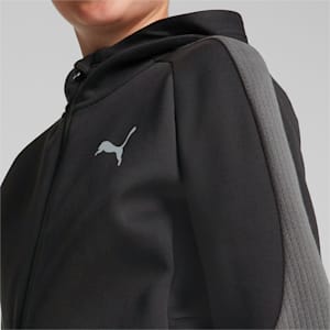 キッズ ボーイズ EVOSTRIPE フルジップ フーデッド ジャケット 116-164cm, Puma Black, extralarge-JPN