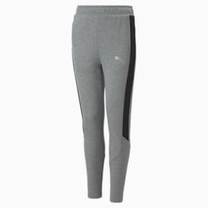 Evostripe Pants Youth, Medium Gray Heather