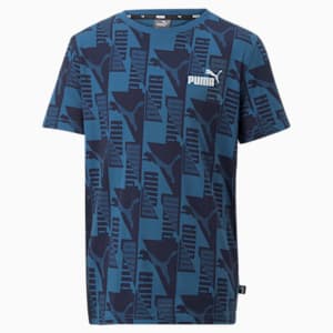 Power Youth Regular Fit T-Shirt, Lake Blue, extralarge-IND