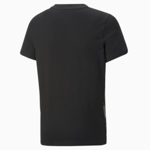 Alpha T-Shirt Youth Regular Fit, Puma Black, extralarge-IND