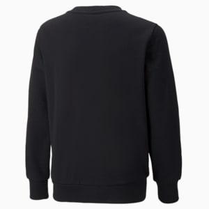 Alpha Printed Youth Sweatshirt, Puma Black