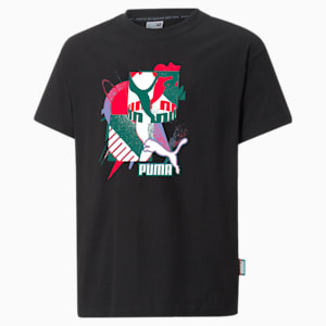 Fandom Relaxed Fit T-Shirt Youth, Puma Black, extralarge-IND