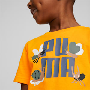 Small World T-Shirt Kids, Tangerine