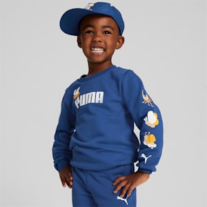 Small World Crew Neck Sweatshirt Kids, Blazing Blue, extralarge-IND