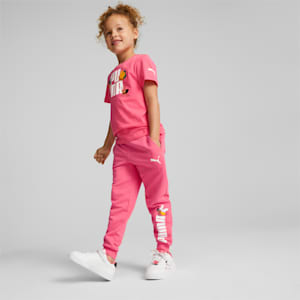 Small World Sweatpants Kids, Sunset Pink, extralarge-IND