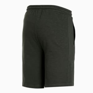 Slub Men's Shorts, Dark Olive, extralarge-IND