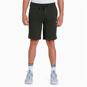 Slub Men's Shorts, Dark Olive, extralarge-IND