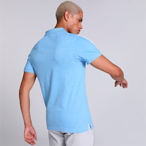 Men's Slim Fit Slub Polo, Day Dream, extralarge-IND