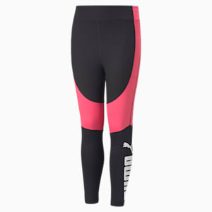 Favourites Logo High Waisted 7/8 Leggings Youth, Sunset Pink