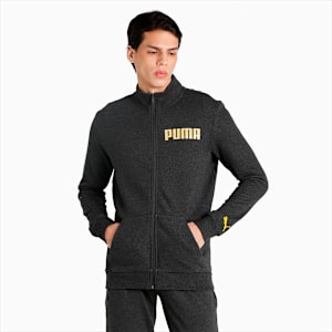 Graphic Men's Sweat Shirt, Dark Gray Heather, extralarge-IND