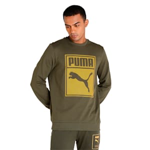 Graphic Men's Regular Fit Sweatshirt, Grape Leaf, extralarge-IND