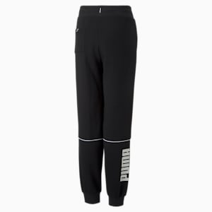 Power Colourblock Youth Relaxed Fit Pants, Puma Black, extralarge-IND