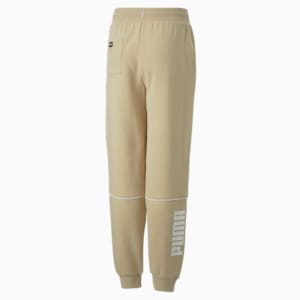 Power Colourblock Pants Youth, Light Sand