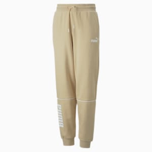 Power Colourblock Pants Youth, Light Sand