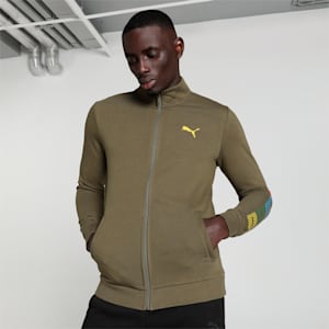 PUMA Knitted Men's Slim Fit Jacket, Grape Leaf, extralarge-IND