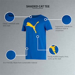 Shaded Cat Men's Slim Fit T-Shirt, Limoges, extralarge-IND