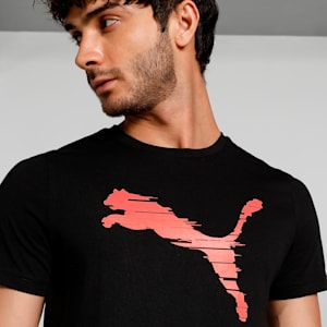 Shaded Cat Men's Slim Fit T-Shirt, PUMA Black-grenadine, extralarge-IND