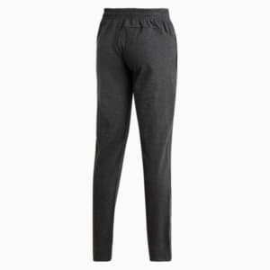 Multicolor Graphic Men's Slim Fit Pants, Dark Gray Heather, extralarge-IND