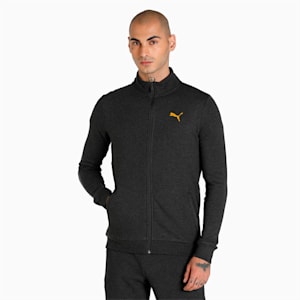 Graphic Men's Slim Fit Jacket, Dark Gray Heather, extralarge-IND
