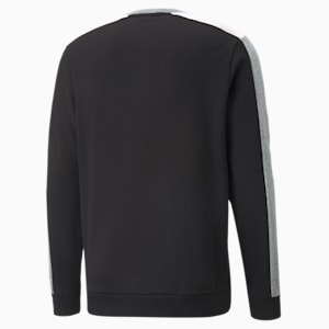 Essentials+ Block Men's Regular Fit Sweatshirt, Puma Black, extralarge-IND