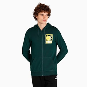 Men's Full-Zip IX Hoodie, Green Gables, extralarge-IND