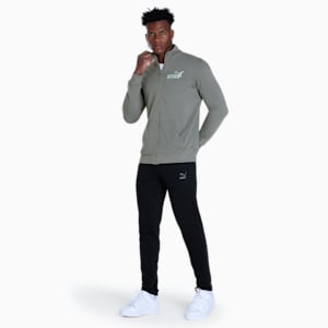 PUMA Graphic Men's Jacket, Flat Medium Gray