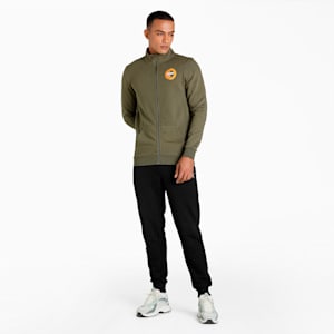 Graphic Men's Jacket, Grape Leaf
