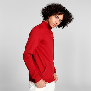 India Men's Slim Fit Polo Jacket, Rhubarb, extralarge-IND