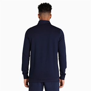 Men's Slim Fit Sweat Jacket, Peacoat, extralarge-IND