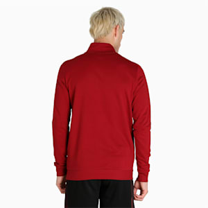 Men's Slim Fit Sweat Jacket, Rhubarb, extralarge-IND