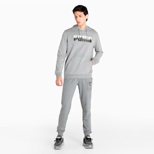 Men's Regular Fit Hoodie, Medium Gray Heather, extralarge-IND
