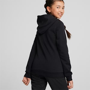 Essentials+ Logo Hoodie Youth, Puma Black