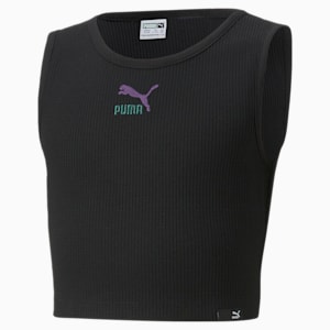 Camiseta corta sin mangas Classics GRL, Puma Black